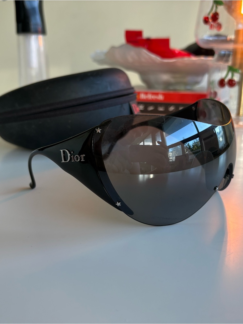 Christian Dior Ski 1 Sunglasses – Black | John Galliano Era | Y2K Archive